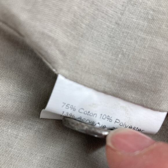 Suzie Winkle Paris Womens Cream Blue Black Striped Jacket Blazer Size 38 - Picture 16 of 16